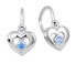 Фото #1 товара Children´s earrings Hearts made of white gold 236 001 00988 07 - blue