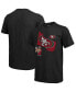 Фото #1 товара Men's Fanatics Nick Bosa Black San Francisco 49ers Tri-Blend Player Graphic T-shirt