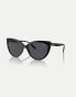 Фото #2 товара Vogue eyewear cat eye sunglasses in black with grey lens