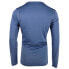 Diadora Core Running Crew Neck Long Sleeve Athletic T-Shirt Mens Blue Casual Top