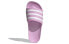 Фото #6 товара adidas Adilette Aqua Slides 女款 粉白 拖鞋 / Сланцы Adidas Adilette Aqua Slides