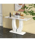 Фото #8 товара White Glossy Bar Table for Living Room, Bedroom, Office