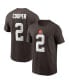 Фото #2 товара Men's Amari Cooper Brown Cleveland Browns Player Name & Number T-shirt