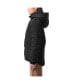 Фото #3 товара Women's Short Puffer with Shiny Hood Jacket