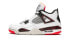 Jordan Air Jordan 4 hot lava 热熔岩 中帮 复古篮球鞋 男款 红白