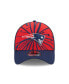 Фото #3 товара Men's Red, Navy New England Patriots Shattered 39THIRTY Flex Hat