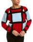 Фото #1 товара Kier + J Tile Mohair & Wool-Blend Pullover Sweater Women's