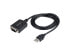 Фото #1 товара StarTech.com 3ft (1m) USB to Serial Cable with COM Port Retention - DB9 Male RS2