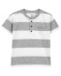 Фото #1 товара Toddler Striped Jersey Henley 2T