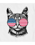 Hybrid Apparel Trendy Juniors USA Cat Graphic Tee Белый, S - фото #3