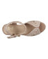Фото #4 товара Women's Maya Raffia Platform Wedge Sandals