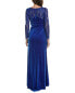 Фото #2 товара Tadashi Shoji Velvet Gown Women's