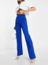Фото #4 товара & Other Stories co-ord straight leg trousers in blue