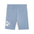 Puma Essentials Logo 7 Inch Bike Shorts Womens Blue Casual Athletic Bottoms 8483