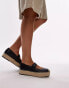 Topshop Cherry mary jane espadrille in black