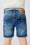 Фото #2 товара Классические джинсовые шорты ZARA