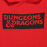 Толстовка с капюшоном унисекс Dungeons & Dragons Logo Красный