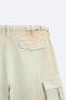 Faded cargo bermuda shorts