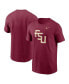 ფოტო #1 პროდუქტის Men's Garnet Florida State Seminoles Primetime Evergreen Alternate Logo T-Shirt