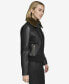 ფოტო #4 პროდუქტის Women's Evie Aviator-Style Leather Jacket