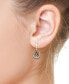 ფოტო #2 პროდუქტის EFFY® Citrine (3-1/5 ct. t.w.) & Diamond Accent Drop Earrings in Sterling Silver & 14k Gold-Plate