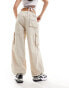 Фото #3 товара Sixth June parachute pants in beige