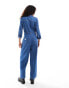 Lee regular fit denim workwear overalls in blue Karmisches Blau, S - фото #2