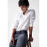 Фото #4 товара Рубашка регулярного кроя с длинным рукавом SALSA JEANS Basic Oxford 100% хлопок - белая