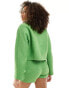 Фото #4 товара Mango tailored co-ord jacket in green