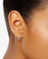 ფოტო #2 პროდუქტის 3-Pc. Set Polished Round Hoop Earrings, Created for Macy's