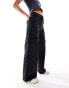 Фото #4 товара DTT Petite Dom straight leg cargo jeans in washed black