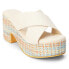 Фото #2 товара Шлепанцы BEACH by Matisse Nellie Platform женские белые для повседневной носки NELLIE-158