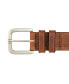 Фото #2 товара Men's Triple Needle Stitched Leather Belt