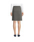 Women's School Uniform Ponte Button Front Skort Above the Knee