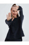 W Soft Touch Crew Neck S232186 Sweatshirt Kadın Sweatshirt Siyah