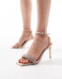 Steve Madden – Entice-R – Verzierte Sandalen in Gold mit Absatz