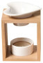 Фото #1 товара Подсвечник керамический и бамбуковый Zen'Arôme - Арум