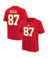 ფოტო #1 პროდუქტის Toddler Boys Travis Kelce Red Kansas City Chiefs Super Bowl LVIII Name and Number T-shirt