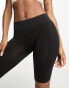 Pieces seamless legging shorts in black