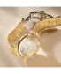 ფოტო #6 პროდუქტის Women's Bold Horizon Swiss Quartz Ionic Plated Light Gold-Tone 2 Steel Watch 34mm
