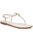 Фото #1 товара Women's Jessica Sculpted "C" Ankle-Strap Thong Flat Sandals