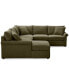 Фото #7 товара Wrenley 131" 6-Pc. Fabric Modular Sectional Chaise Sofa, Created for Macy's