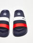 Champion All American slide in black navy red