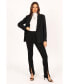 ფოტო #2 პროდუქტის Women's Lillian Button Front Blazer