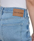ფოტო #5 პროდუქტის Women's Raw-Hem Straight-Leg Denim Jeans