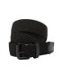 Men's Hampton Plait Belt Black Matte Black, M/L - фото #1