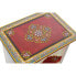 Фото #3 товара Тумба прикроватная DKD Home Decor Ночной стол Красный Разноцветный Древесина Манго Деревянный MDF 48 x 36 x 74 см