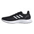 Фото #3 товара мужские кроссовки спортивные для бега черные текстильные низкие с белой подошвой Adidas Runfalcon 20