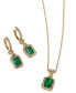 Brasilica by EFFY® Emerald (2-7/8 ct. t.w.) and Diamond (1/2 ct. t.w.) Earrings in 14k Gold, Created for Macy's