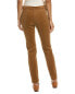 Pink Tartan Corduroy Pant Women's Brown 8